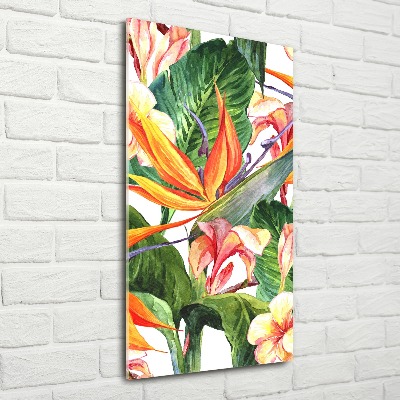 Quadro acrilico verticale Modello hawaiano