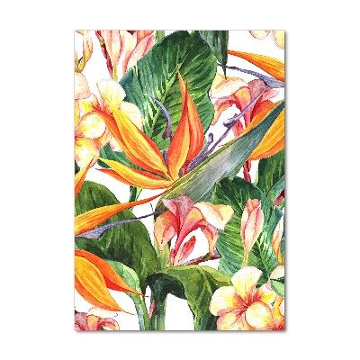 Quadro acrilico verticale Modello hawaiano