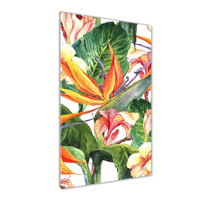Quadro acrilico verticale Modello hawaiano