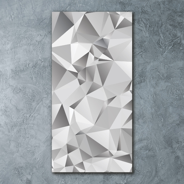 Quadro stampa su vetro acrilico verticale Astrazione 3D
