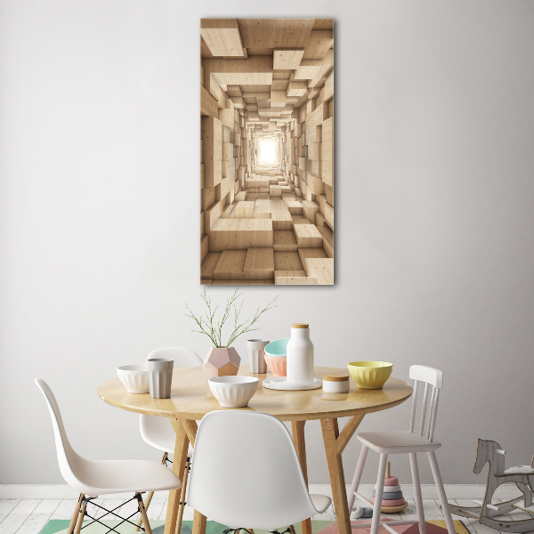 Quadro vetro acrilico verticale Astrazione