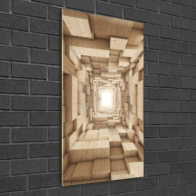 Quadro vetro acrilico verticale Astrazione