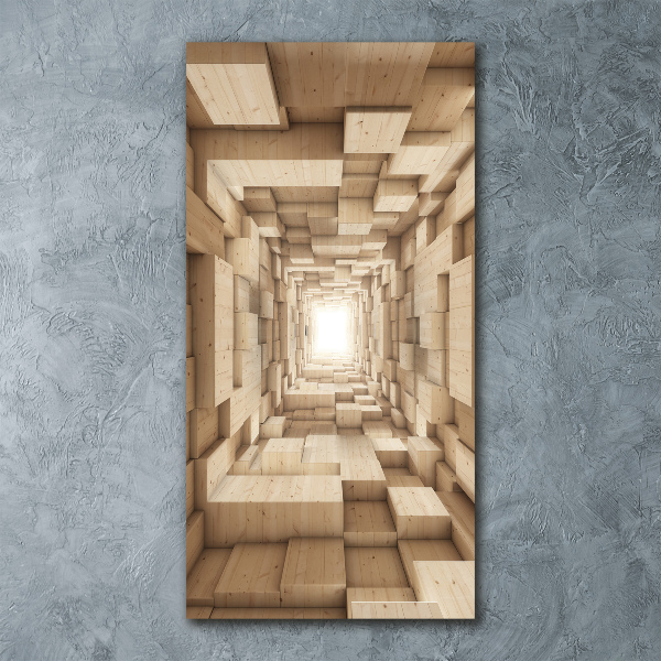 Quadro vetro acrilico verticale Astrazione