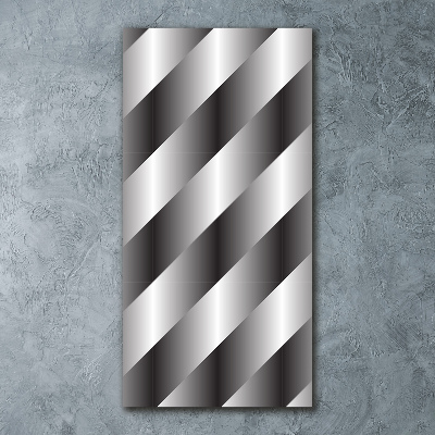 Quadro acrilico verticale Strisce astratte