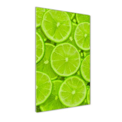 Quadro vetro acrilico verticale Lime