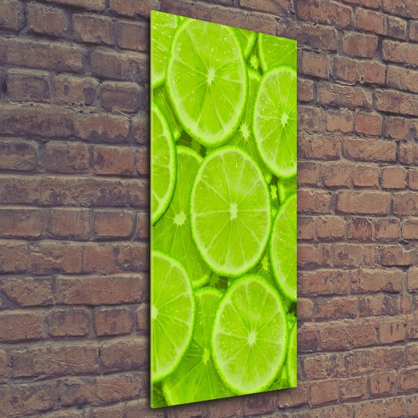 Quadro vetro acrilico verticale Lime