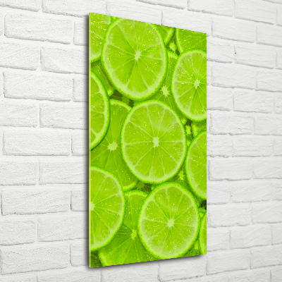 Quadro vetro acrilico verticale Lime