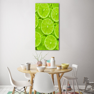 Quadro vetro acrilico verticale Lime