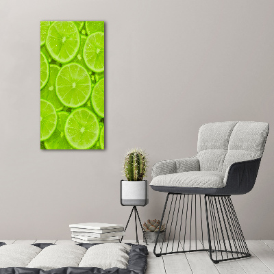 Quadro vetro acrilico verticale Lime