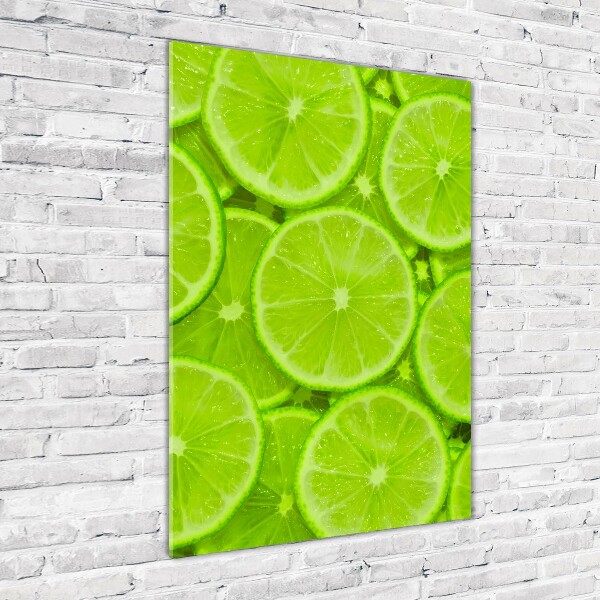 Quadro vetro acrilico verticale Lime