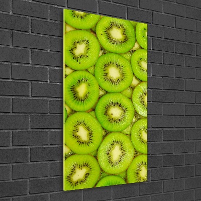 Quadro acrilico verticale Kiwi