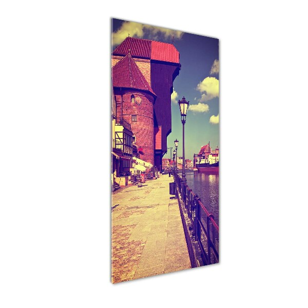 Quadro in vetro acrilico verticale Danzica, Polonia