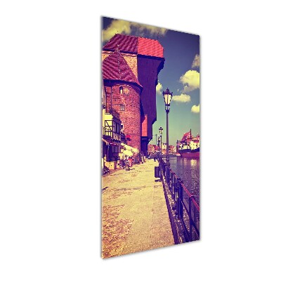 Quadro in vetro acrilico verticale Danzica, Polonia