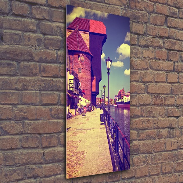 Quadro in vetro acrilico verticale Danzica, Polonia
