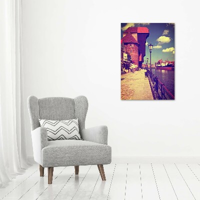 Quadro in vetro acrilico verticale Danzica, Polonia