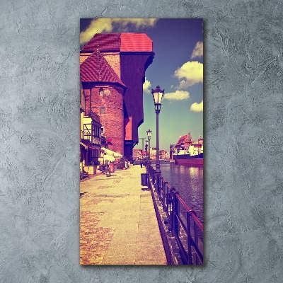 Quadro in vetro acrilico verticale Danzica, Polonia