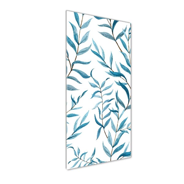 Quadro acrilico verticale Foglie