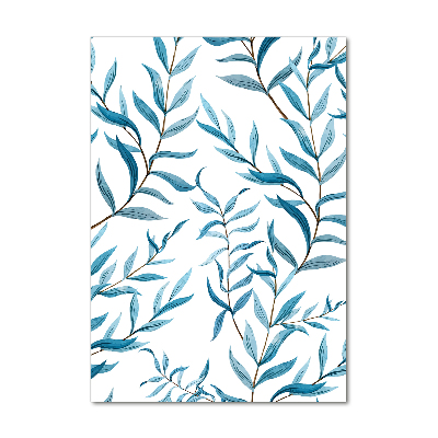 Quadro acrilico verticale Foglie