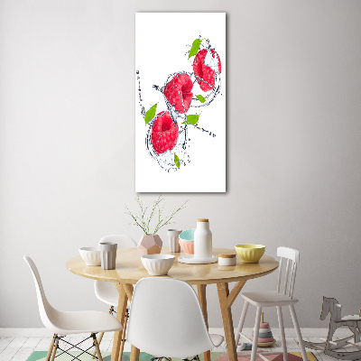 Quadro acrilico verticale Lamponi