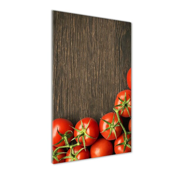 Quadro vetro acrilico verticale Pomodori