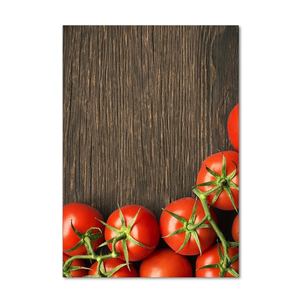 Quadro vetro acrilico verticale Pomodori
