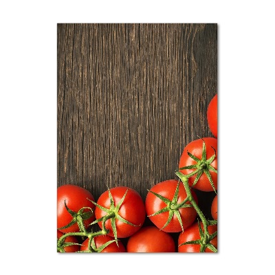 Quadro vetro acrilico verticale Pomodori