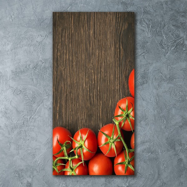 Quadro vetro acrilico verticale Pomodori