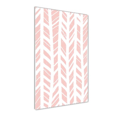 Quadro in vetro acrilico verticale Motivo a spina di pesce