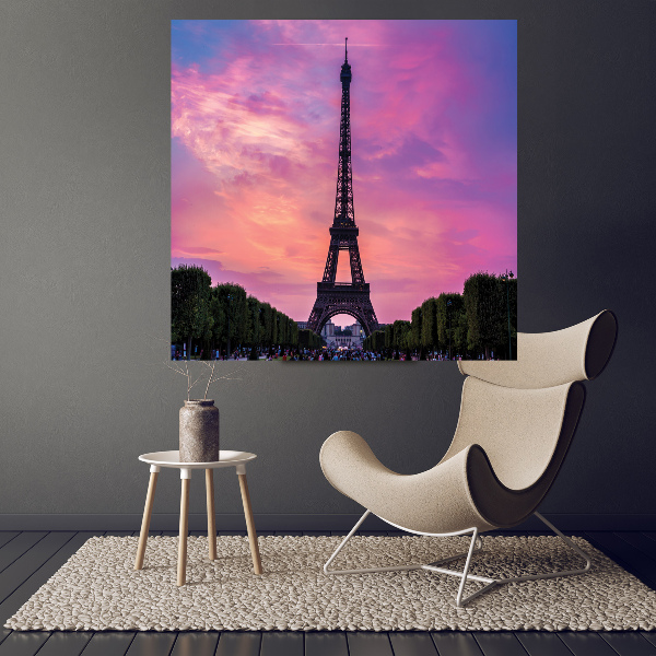 Quadro acrilico verticale Torre Eiffel Parigi