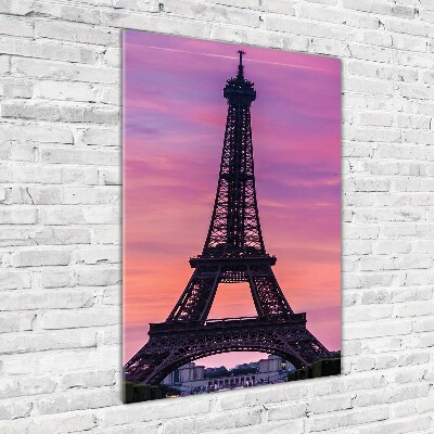 Quadro acrilico verticale Torre Eiffel Parigi