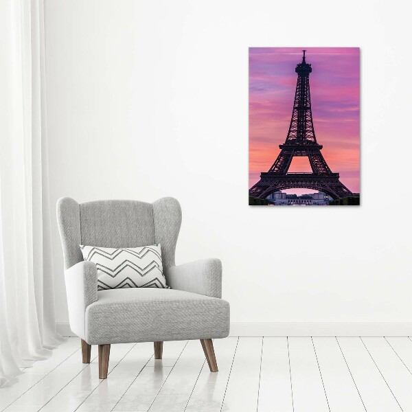 Quadro acrilico verticale Torre Eiffel Parigi