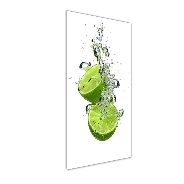 Quadro in vetro acrilico verticale Lime
