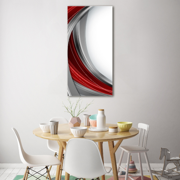 Quadro acrilico verticale Sfondo di onde