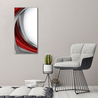 Quadro acrilico verticale Sfondo di onde