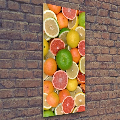 Quadro acrilico verticale Agrumi