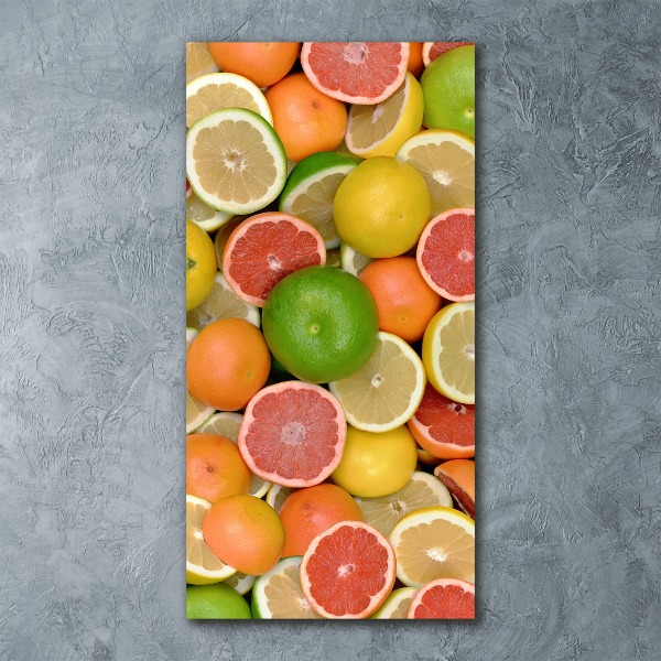 Quadro acrilico verticale Agrumi