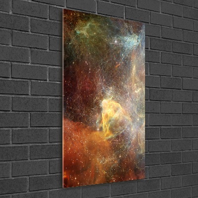 Quadro stampa su vetro acrilico verticale Cosmo
