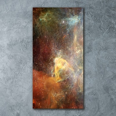 Quadro stampa su vetro acrilico verticale Cosmo