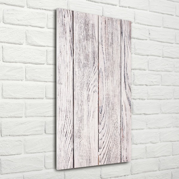 Quadro vetro acrilico verticale Parete in legno