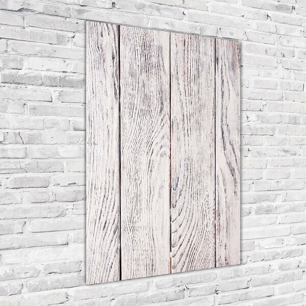 Quadro vetro acrilico verticale Parete in legno