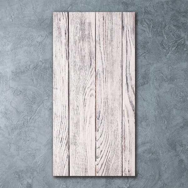 Quadro vetro acrilico verticale Parete in legno
