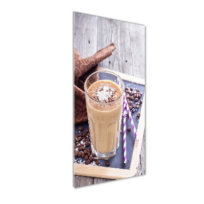 Quadro in vetro acrilico verticale Cocktail al cioccolato