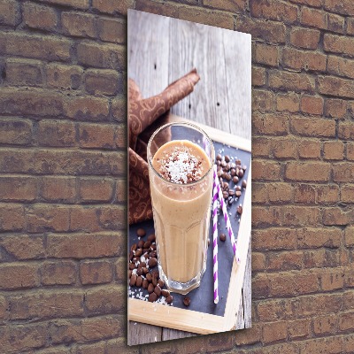 Quadro in vetro acrilico verticale Cocktail al cioccolato