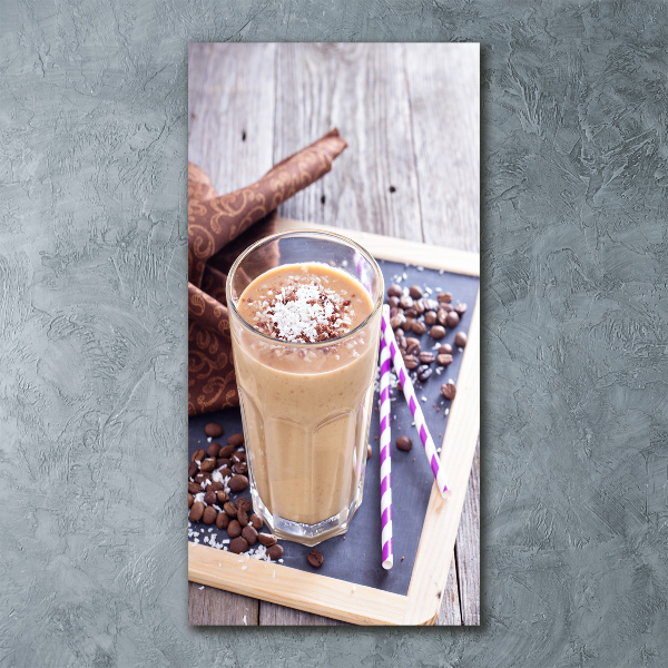 Quadro in vetro acrilico verticale Cocktail al cioccolato