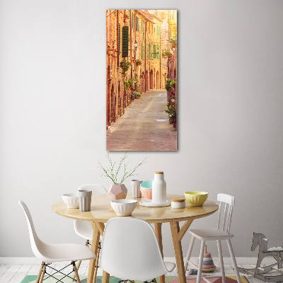 Quadro stampa su vetro acrilico verticale Strade italiane