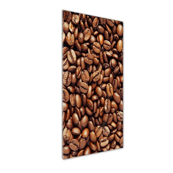 Quadro vetro acrilico verticale Chicchi di caffè