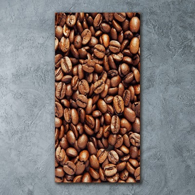 Quadro vetro acrilico verticale Chicchi di caffè