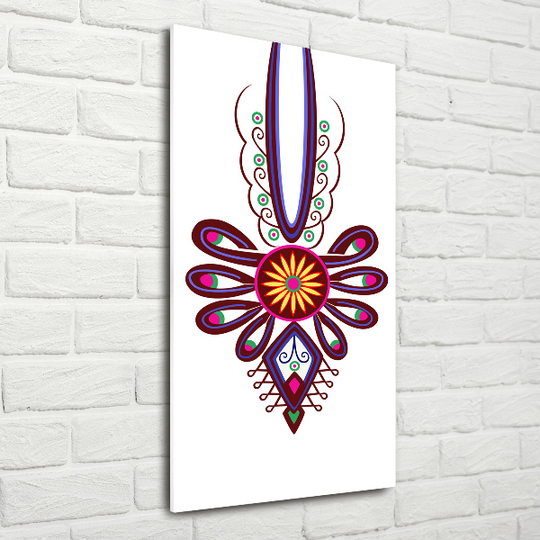 Quadro in vetro acrilico verticale Modello popolare polacco