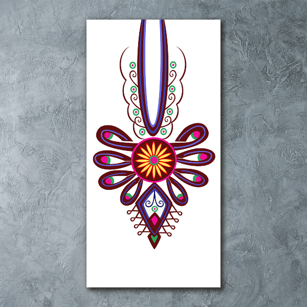 Quadro in vetro acrilico verticale Modello popolare polacco