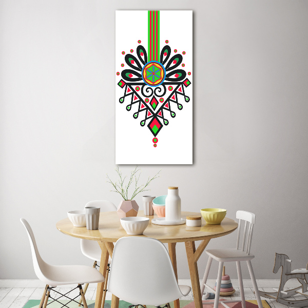 Quadro acrilico verticale Modello popolare polacco